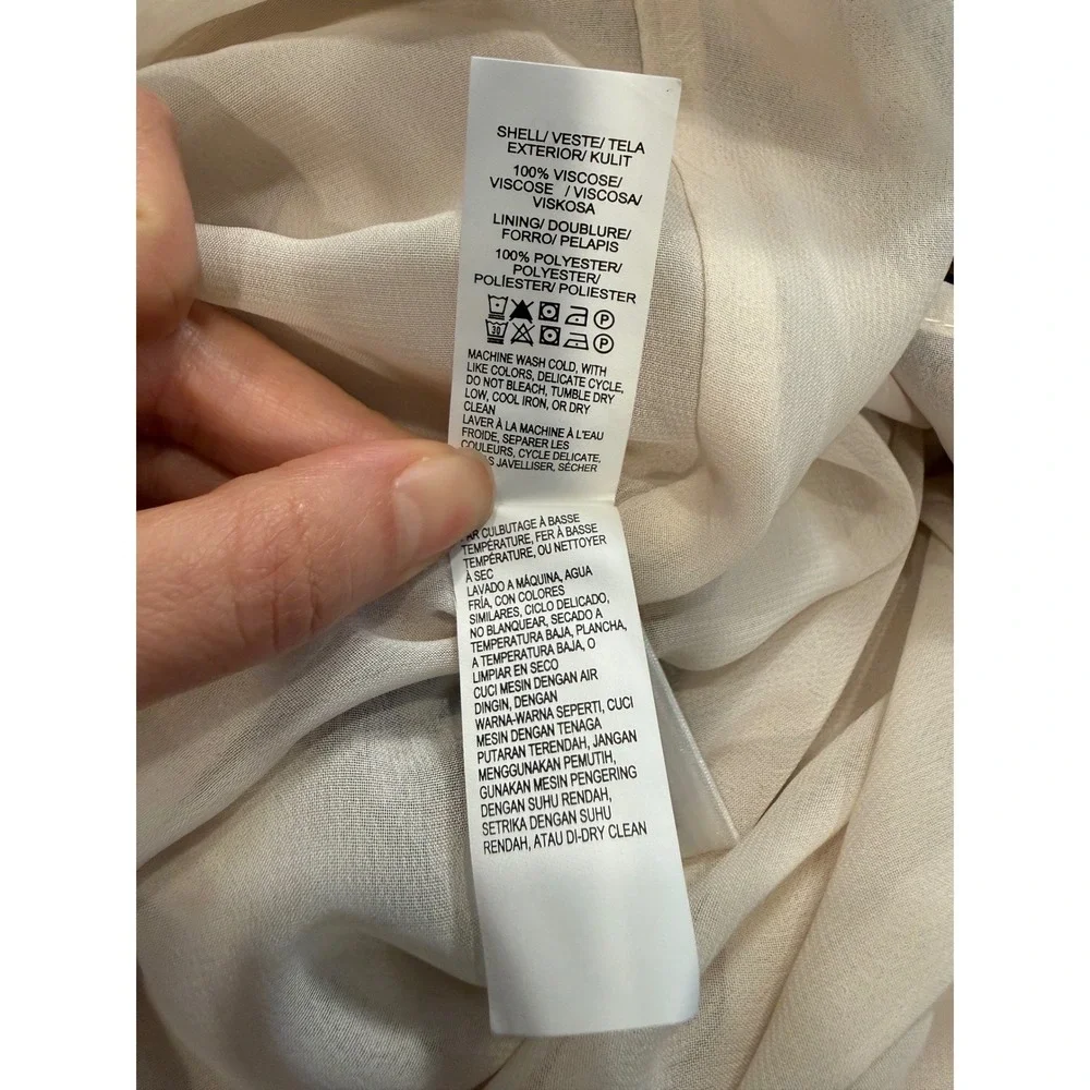 NWT Lucky Brand Sz S Mustard Paisley Eclectic Cottage Boho Racerback Maxi Dress - Picture 6 of 10